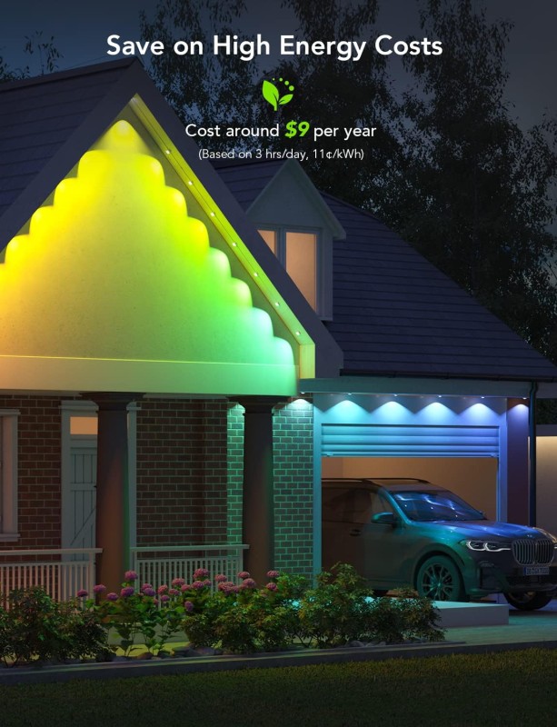 GOVEE RGBIC PERMANENT OUTDOOR LIGHT 100FT H705A